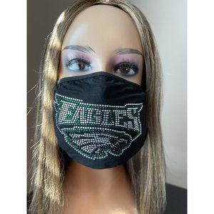 Philadelphia Eagles Bling Rhinestone Face Mask
